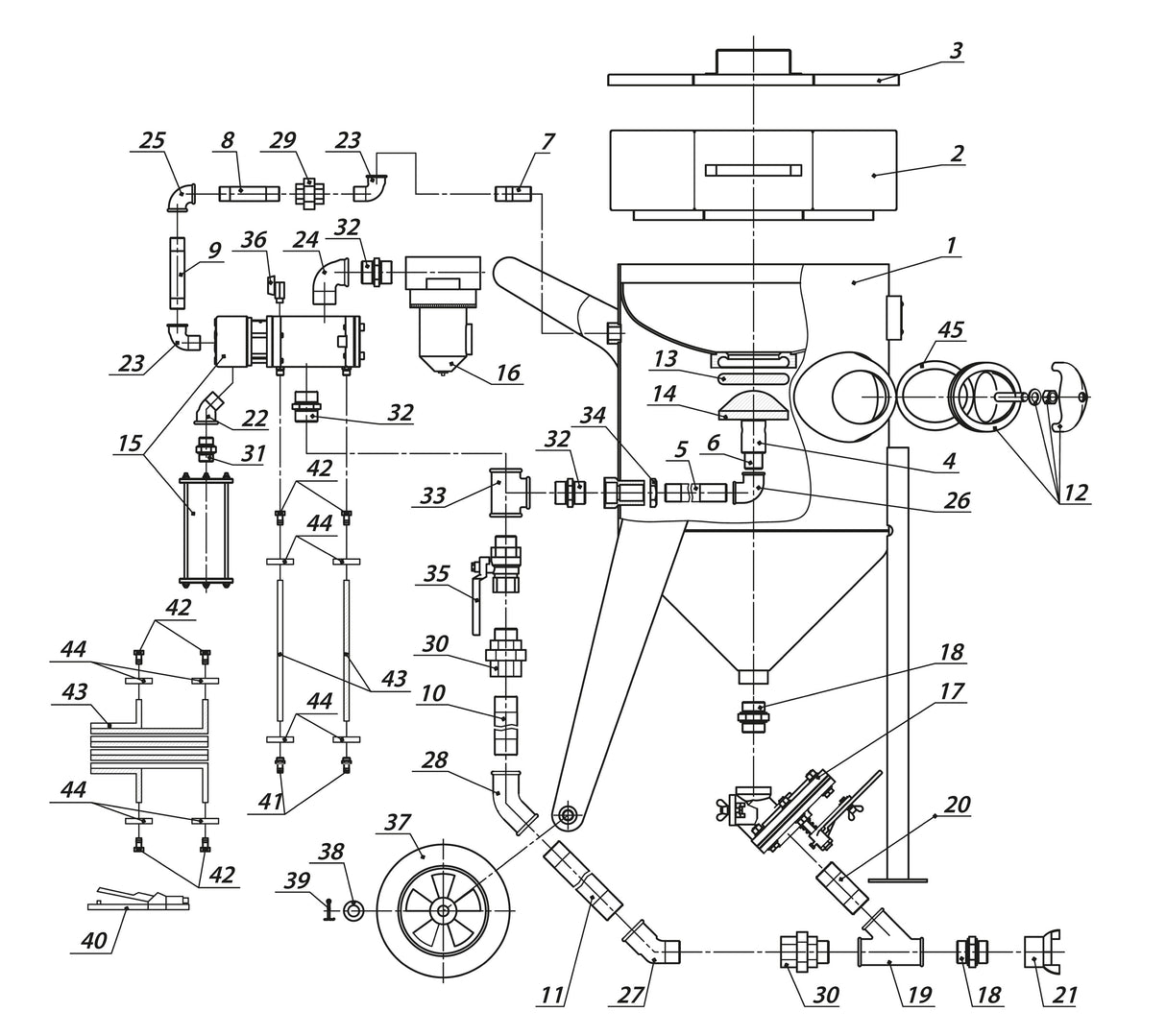 Spare parts for Contracor BlastRazor Z-100RC / Z-200RC