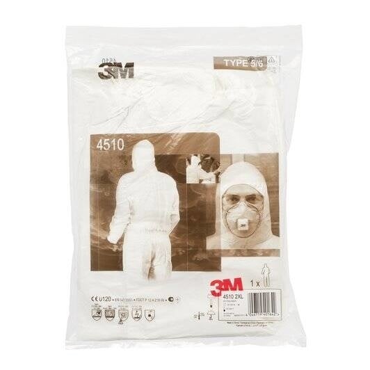 3M Beschermende Overall 4510 in verpakking