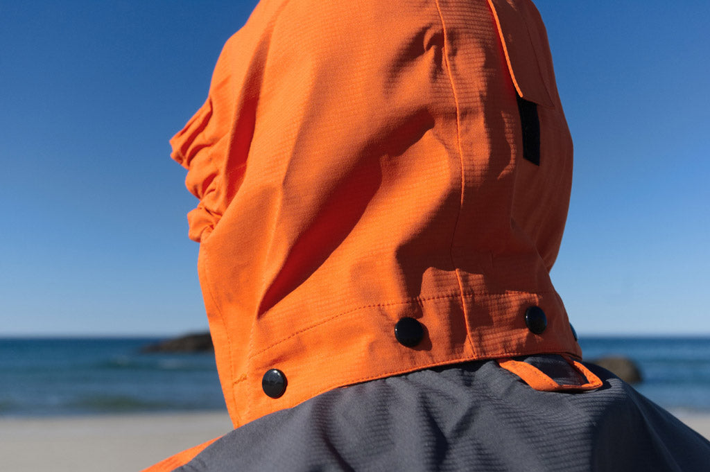 De capuchon van het Blastsafe 15K straalpak